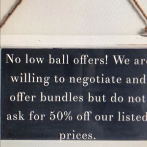 Respect for sellers please
